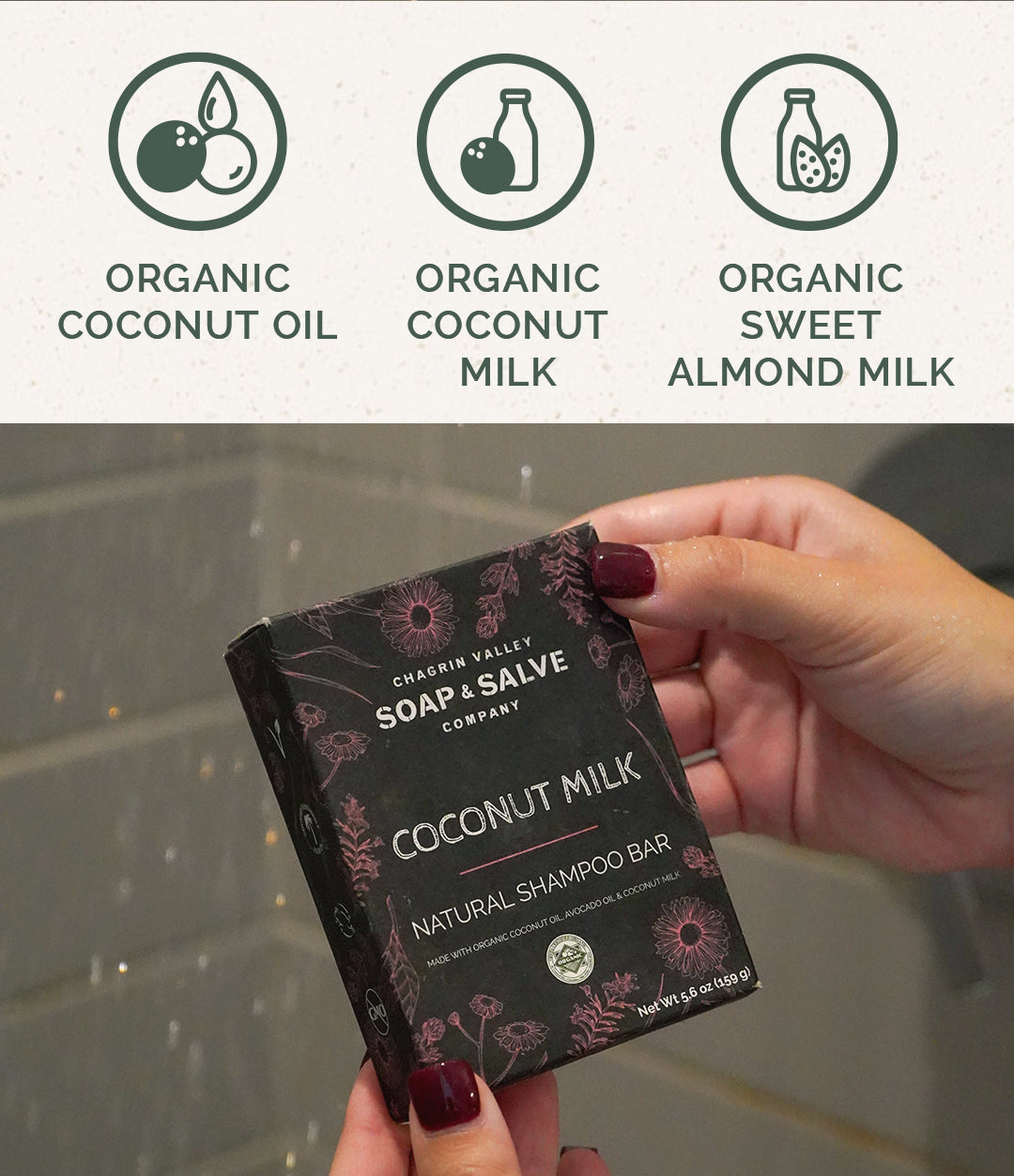 Shampoo Bar: Coconut Milk