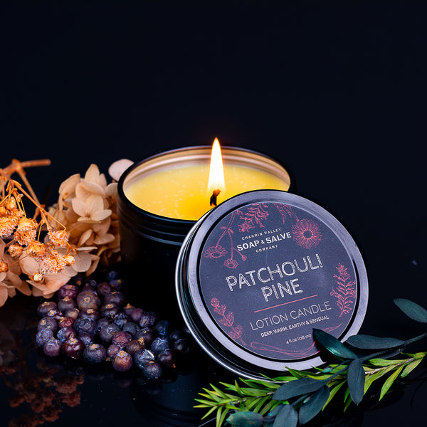 Organic Massage Candle - Patchouli Pine
