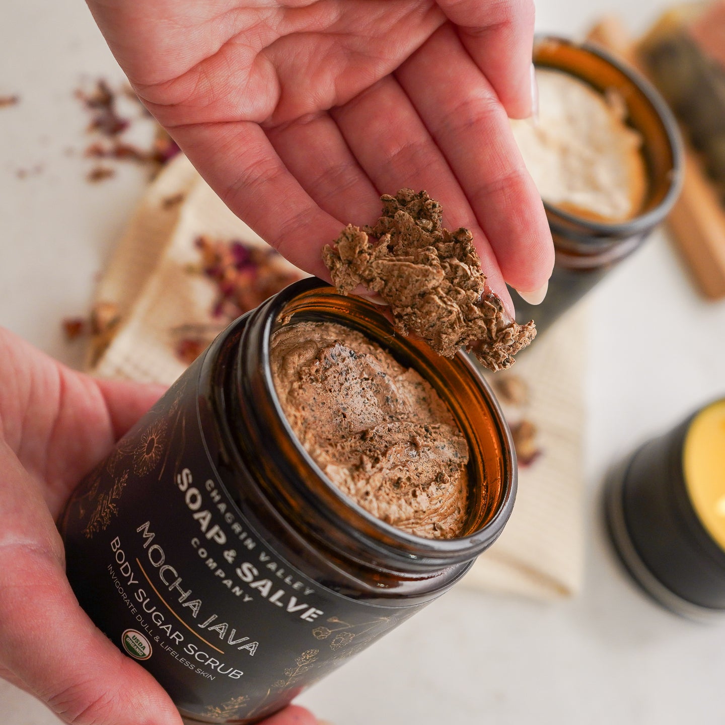 Mocha Java Body Scrub