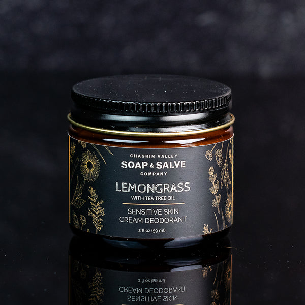 Crema desodorante: Limoncillo y árbol de té para piel sensible