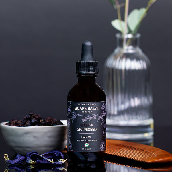 Aceite para el cabello: Jojoba y semilla de uva