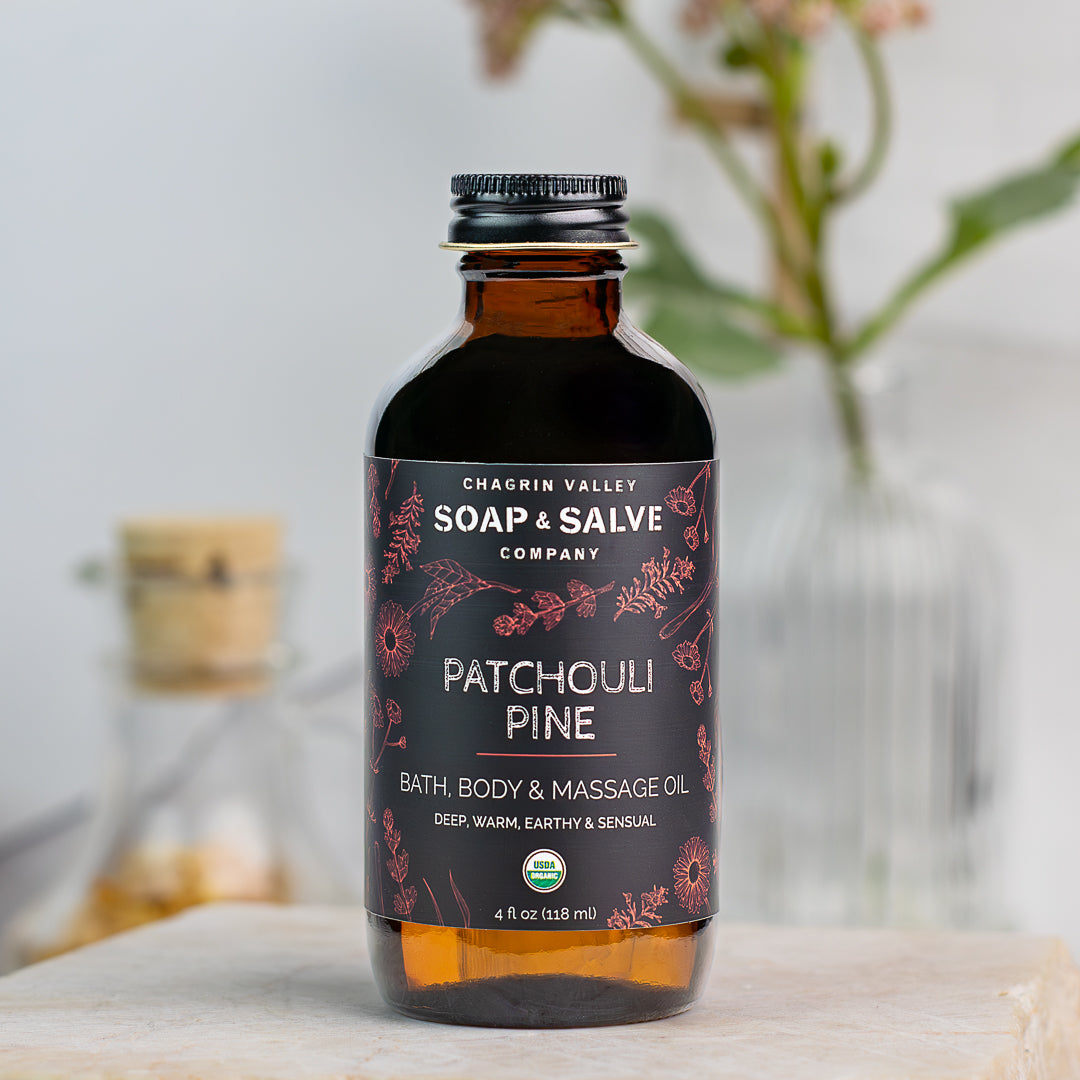 Bade- und Körperöl: Patchouli Pine