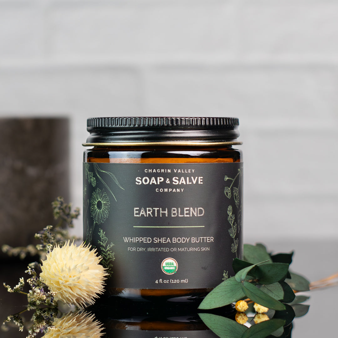 Geschlagene Sheabutter: Erdmischung