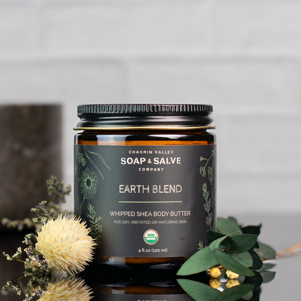 Geschlagene Sheabutter: Erdmischung