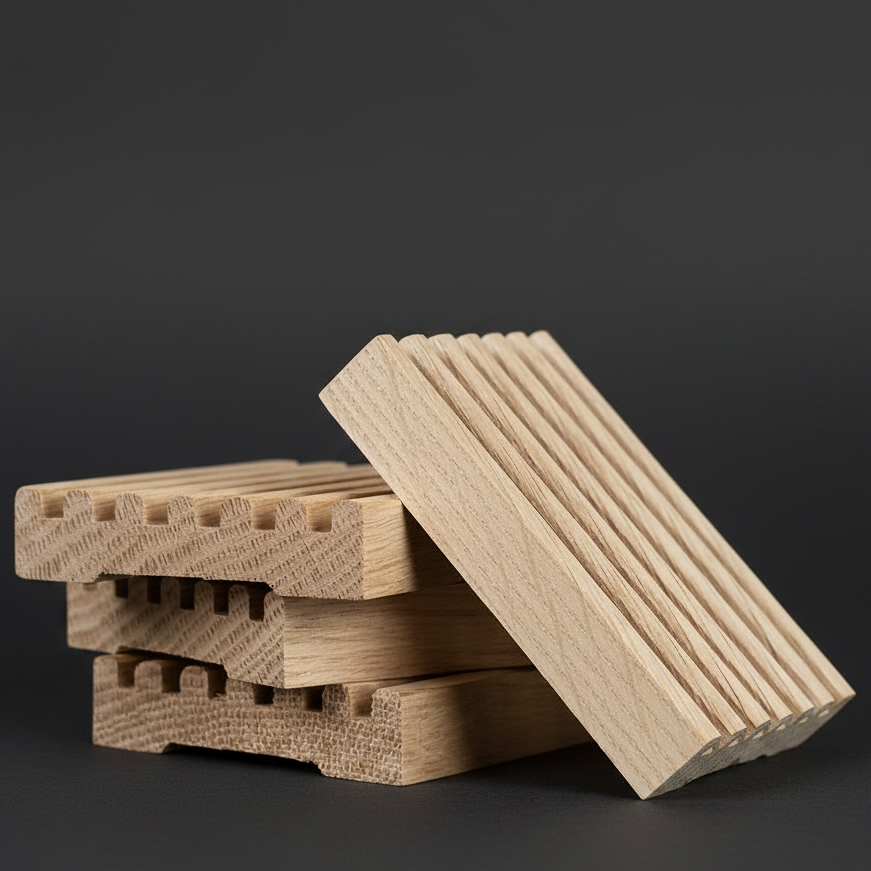 White oak soap deck