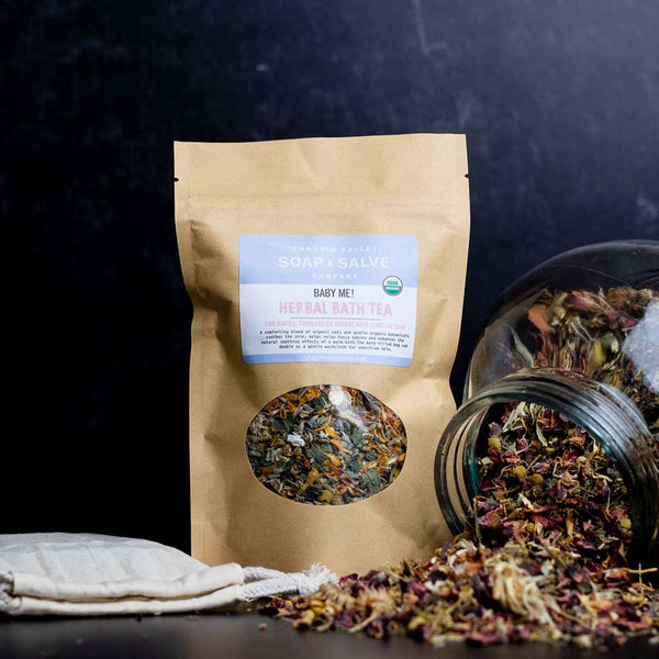 Baby Me! Bath Herbs and Herbal Washcloth
